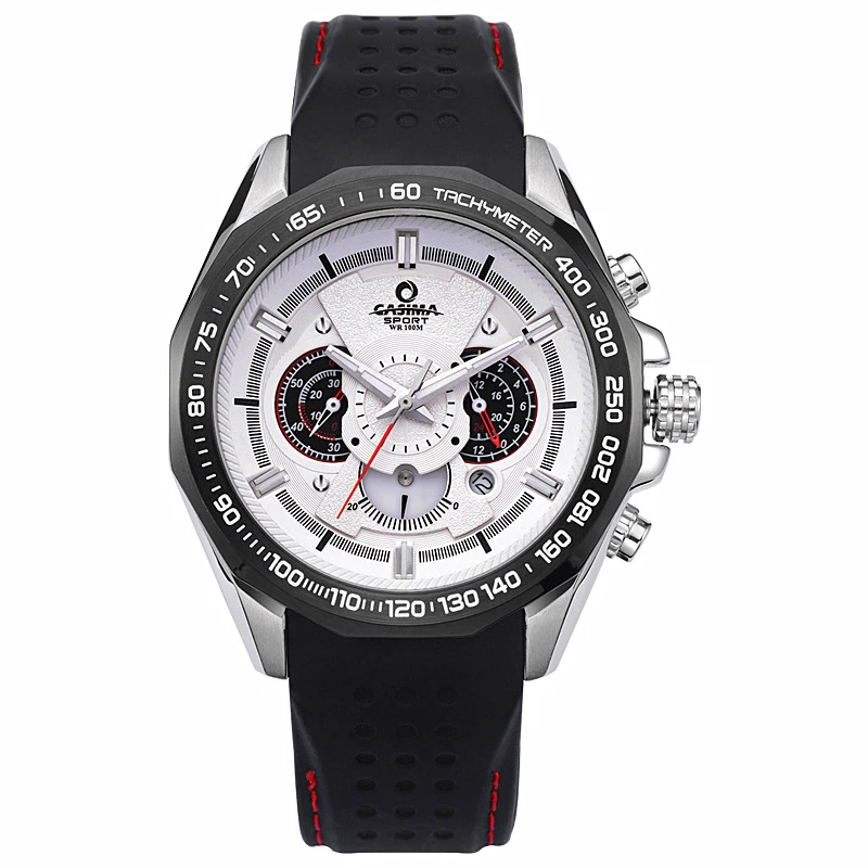 CASIMA известный модные уличные Элитный бренд Для мужчин Watch Chronograph часы Лидер