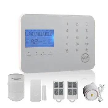

Home Security Alarm Touch Type PSTN/ GSM Dual Network Intelligent Anti-Theft Alarm System Kits Accessories