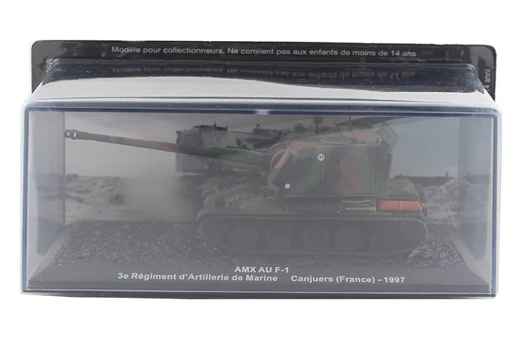 

rare Special Offer 1:72 France 1997 AMX AU F-13e Regiment Medium tank Alloy Military Model Collection Model