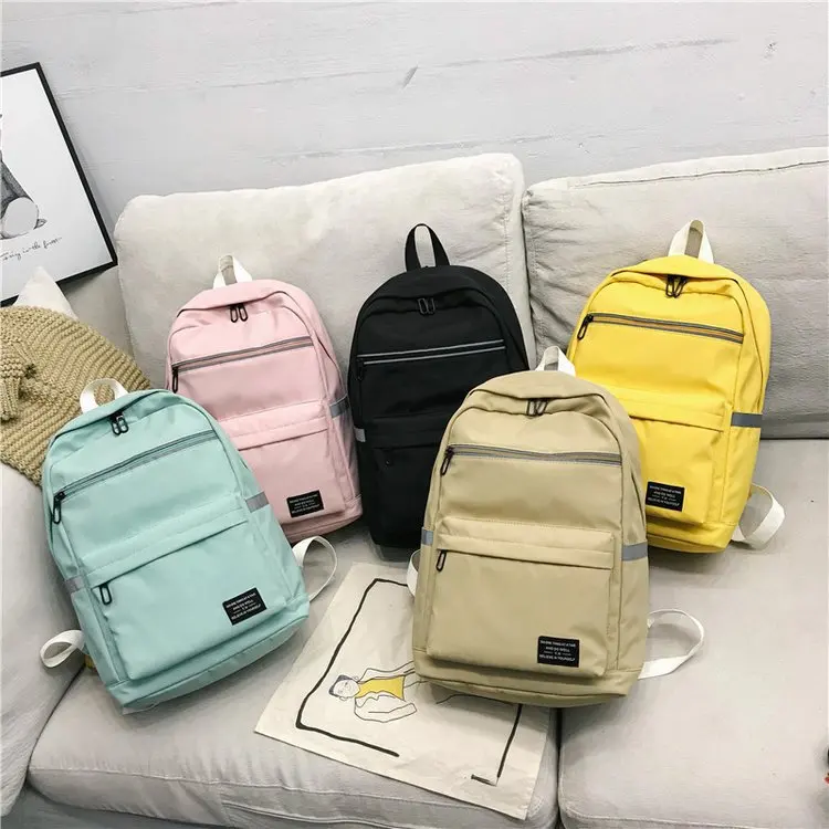 

2018 New Backpack Nylon Waterproof Women Backpack Leisure Portable Bagpack Light Travel Bag Backpack Female Teenage Girls