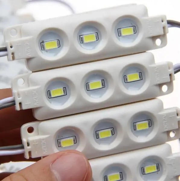 

LED store front window led module light sign bar SMD 5630 5730 3LED Injection cool white ip68 Waterproof Strip Light