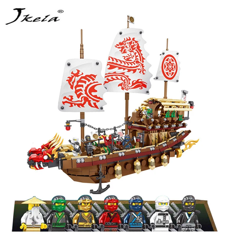 

[New] 2455pcs Ninja Final Fight Of Destiny's Bounty Building Block Compatible Legoingly Ninjaingly Brick Toys For Children