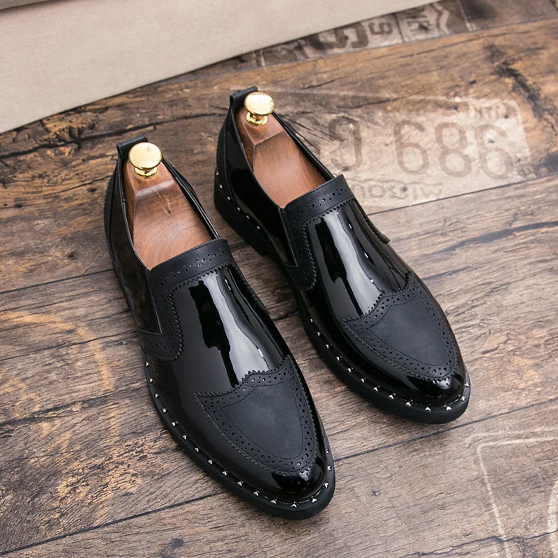 Male Comfortable Shoe Leather Fashion Shoes Men Terse Mocassini Uomo Loafers Black High Quality