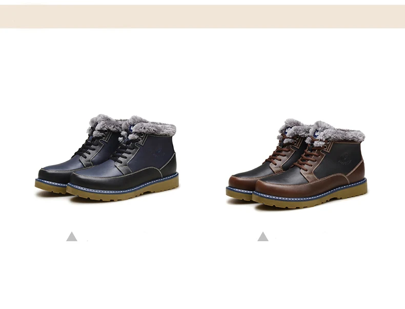 Модные кожаные мужские ботинки с деревом; зимние мужские плюшевые ботинки для отдыха; botas hombre; повседневные модельные ботинки; chaussure homme; обувь