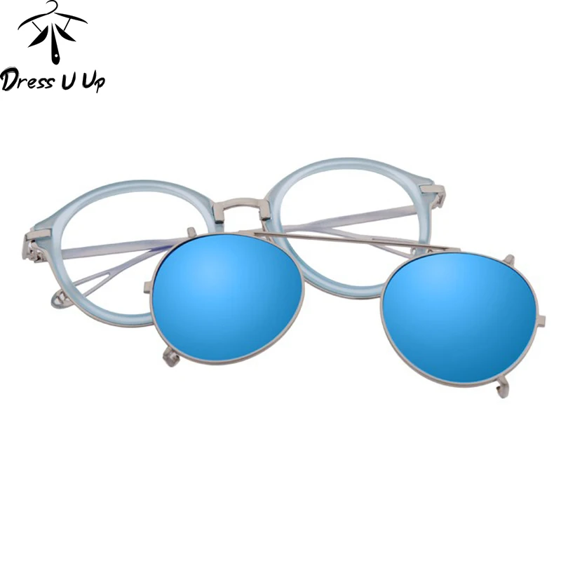 DRESSUUP новые модные круглые солнцезащитные очки женские брендовые дизайнерские