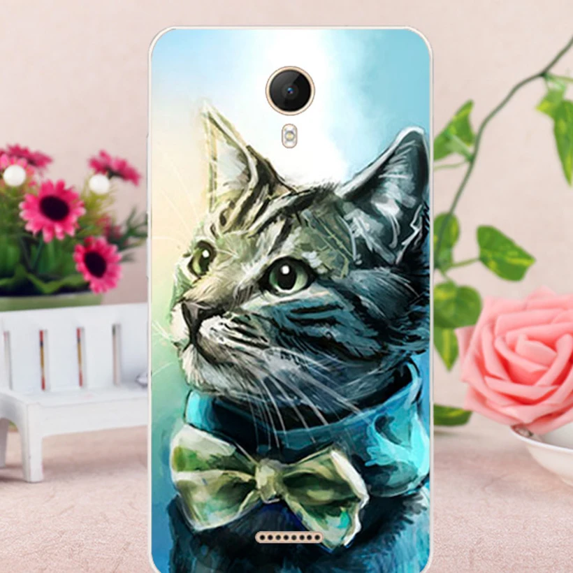 TAOYUNXI Printing Cartoon Animals Phone Case For wiko jerry 2 Cases 5.0 inch Flexible Silicone Covers Soft TPU Back Bags