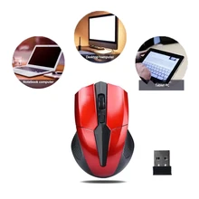 USB беспроводной красный высококачественный 2,0 приемник Оптический 1600-2000 dpi компьютер 2,4 ГГц эргономичная мышь для ноутбука ПК эргономичная мышь