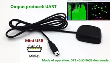 STOTON GNSS series supports GPS GLONASS dual mode operation Mini USB GNSS receiver module