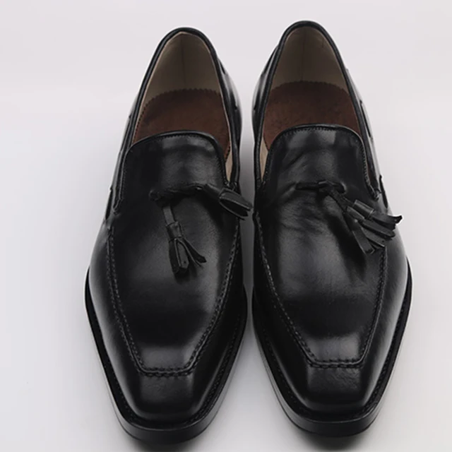 Luxury Brand Mens Custom Goodyear Welted Shoes Elegant