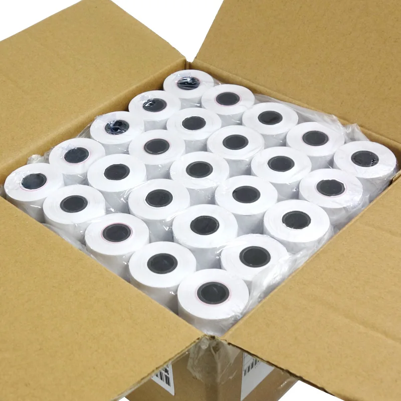 50 Rolls X Thermal Receipt Paper Rolls 57mm X 40mm Cash Register Paper 2 1 4 X 50 Cash Register Paper Aliexpress