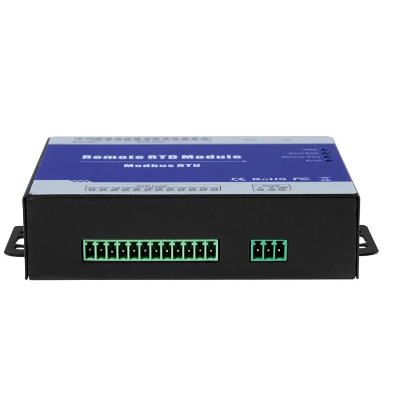4 RTD inputs Modbus RTU RTD Remote IO Module Supports PT100 or PT1000 resistance sensor With RS485 Port