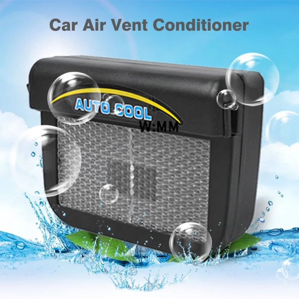 

Onever Solar Sun Power Mini Air Conditioner For Car Car Window Auto Air Vent Cool Fan Portable Car Air Conditioner Ventilation