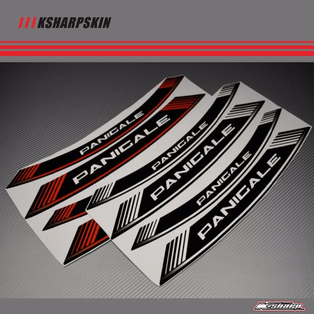 

8 X CUSTOM INNER RIM DECALS WHEEL STICKERS STRIPES STRIPS SPECIALS FIT DUCATI PANIGALE V4 1199 1299 959