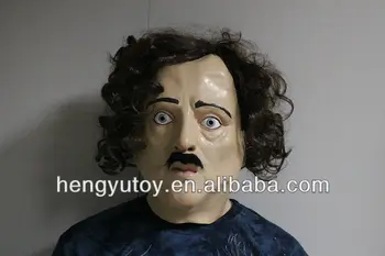 

Eco-friendly Deluxe Quality Latex Accoutrements Edgar Allan Poe Mask for 2013 party