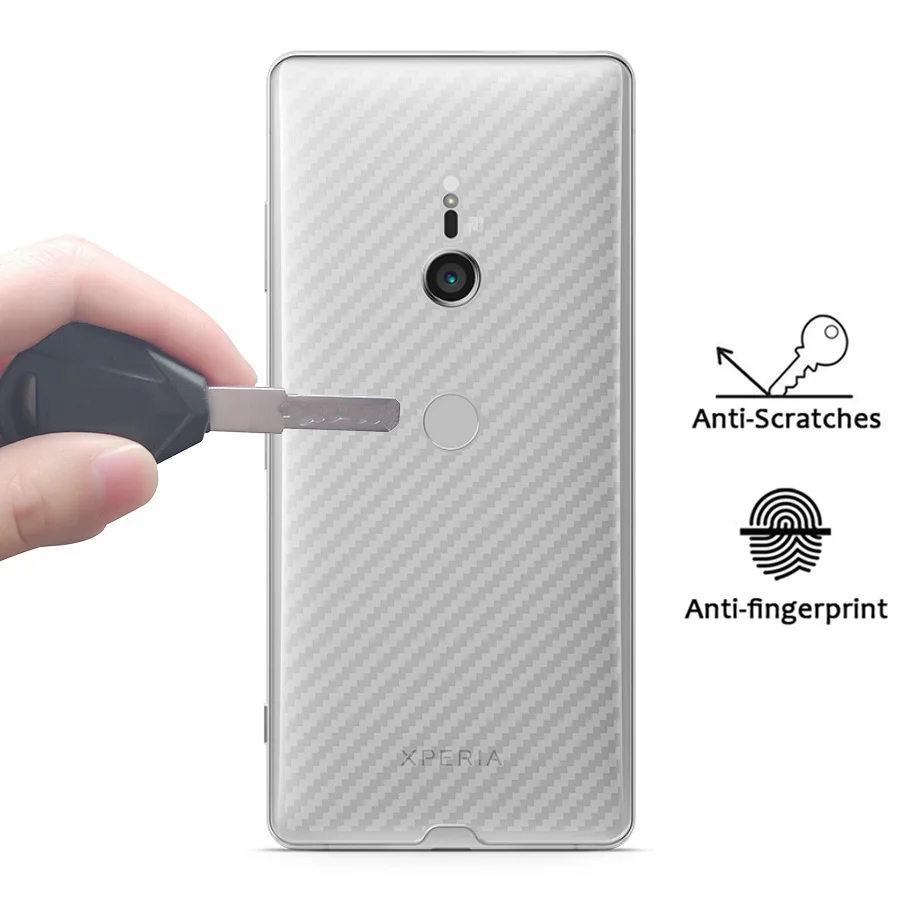 Владимир 5 шт./лот 3D углеродного волокна задняя пленка для sony Xperia XZ3 XZ2 XZ Премиум XZS X