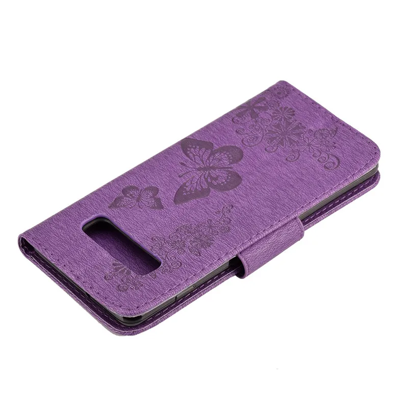 Leather Case on For Etui Samsung Galaxy S10 S8 S9 Plus S7 Edge A6 A7 A9 J4 J6 Plus 2018 J3 J5 2017 Note 9 8 Case Cover Phone Bag cute samsung cases