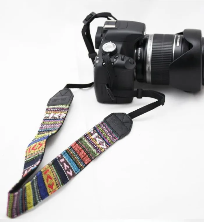 Наплечный шейный ремешок в стиле ретро для камеры Canon Nikon 6D 5diii 7D 60D 70D 80D 100D 1200D 600D 650D