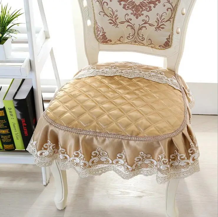 Европейские подушки для стула, подушки для сиденья кресла, подушки для сиденья, подушки для стула, декоративные подушки для пола, подушки для стула, домашний текстиль - Цвет: Gold