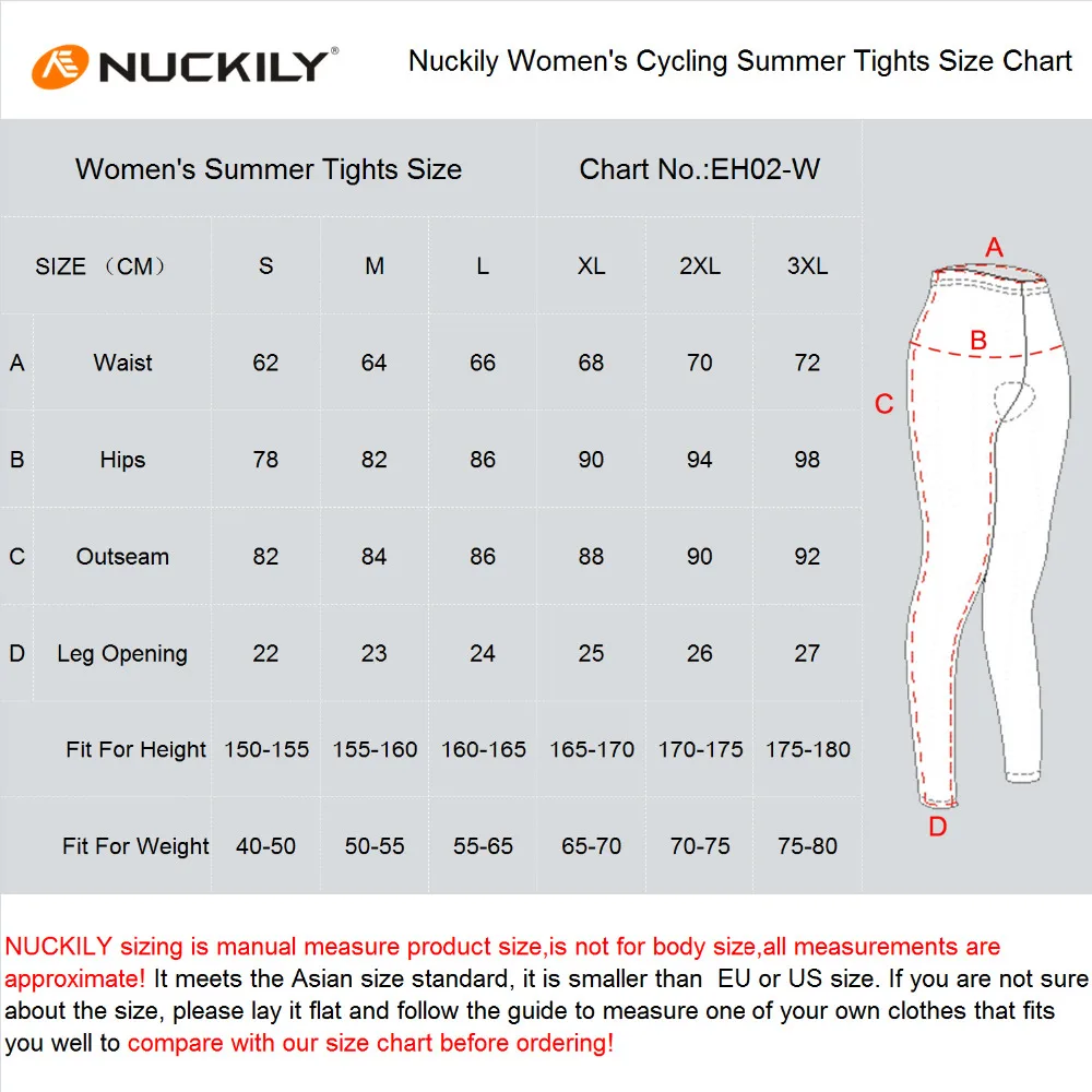 NUCKILY Ladies Cycling Tights Spring/Autumn Cycling Pants Quick Dry Pink Road Bike Apparel CK128