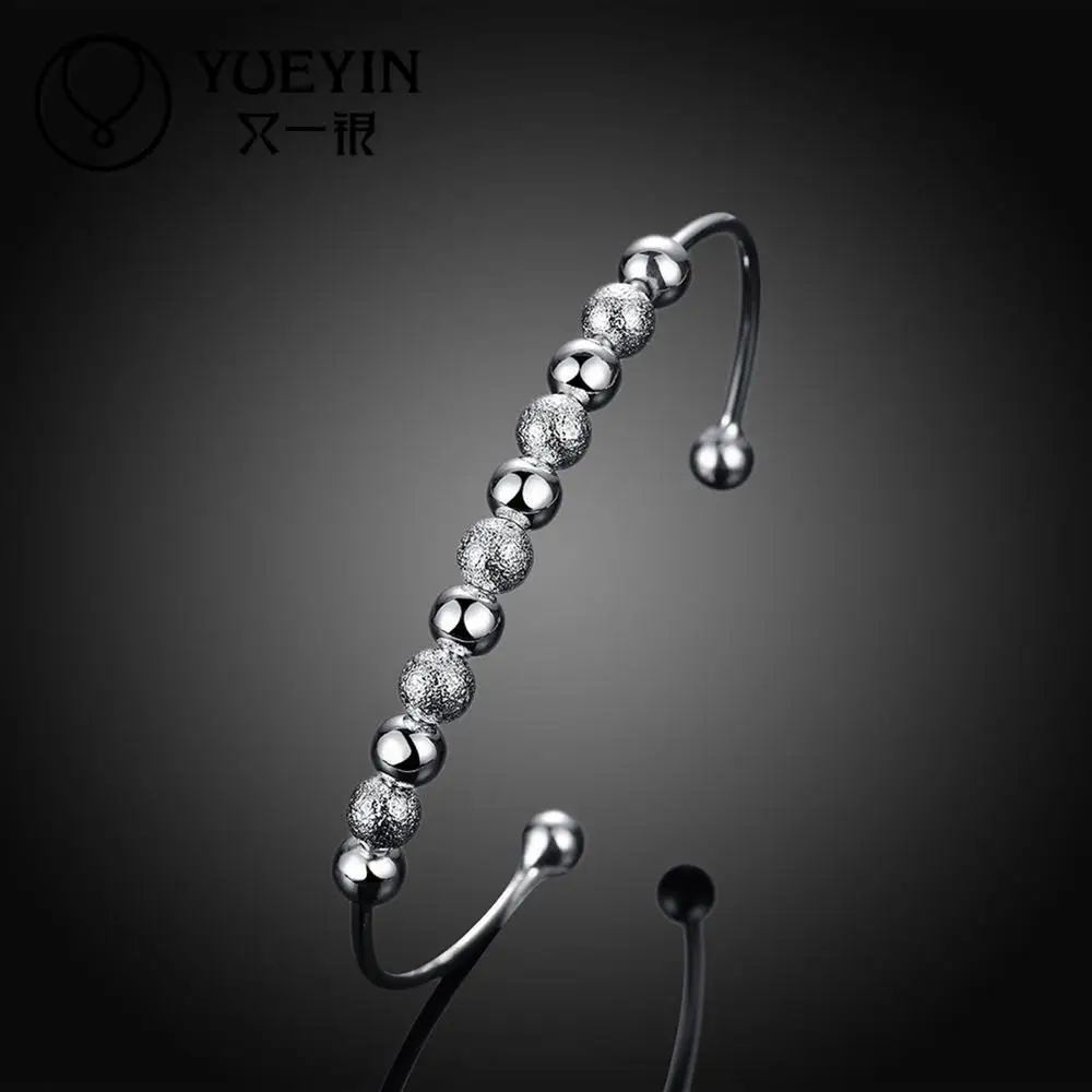 B001 Wholesale High Quality Nickle Free Antiallergic New Fashion Jewelry White Hot Style Bracelet 4