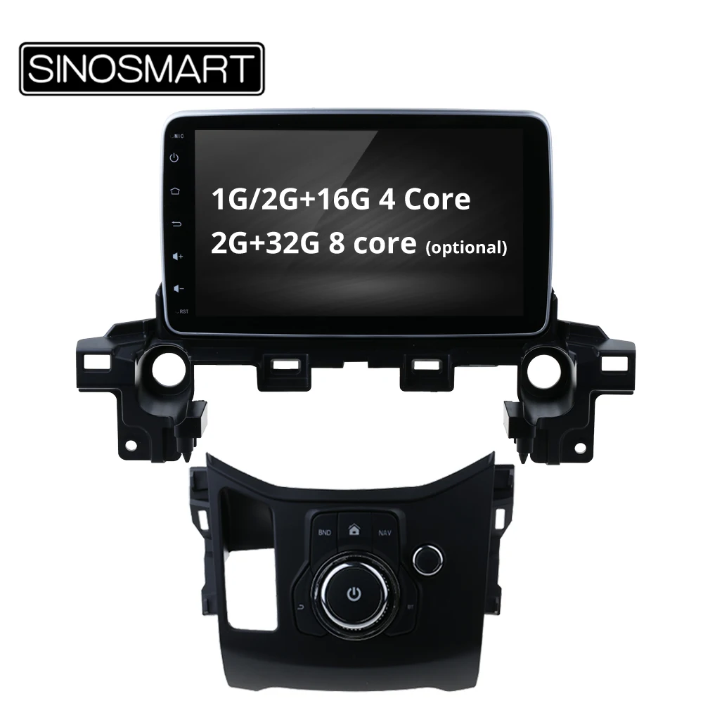 

SINOSMART 4/8 Core CPU, 2G RAM Android 8.1 Car GPS Navigation for Mazda CX-5 2017 2018 No Canbus
