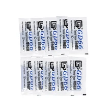 10 шт. GD66 теплопроводная смазка паста Кремниевая паста для светодиодный чип 5,5*2,5 см