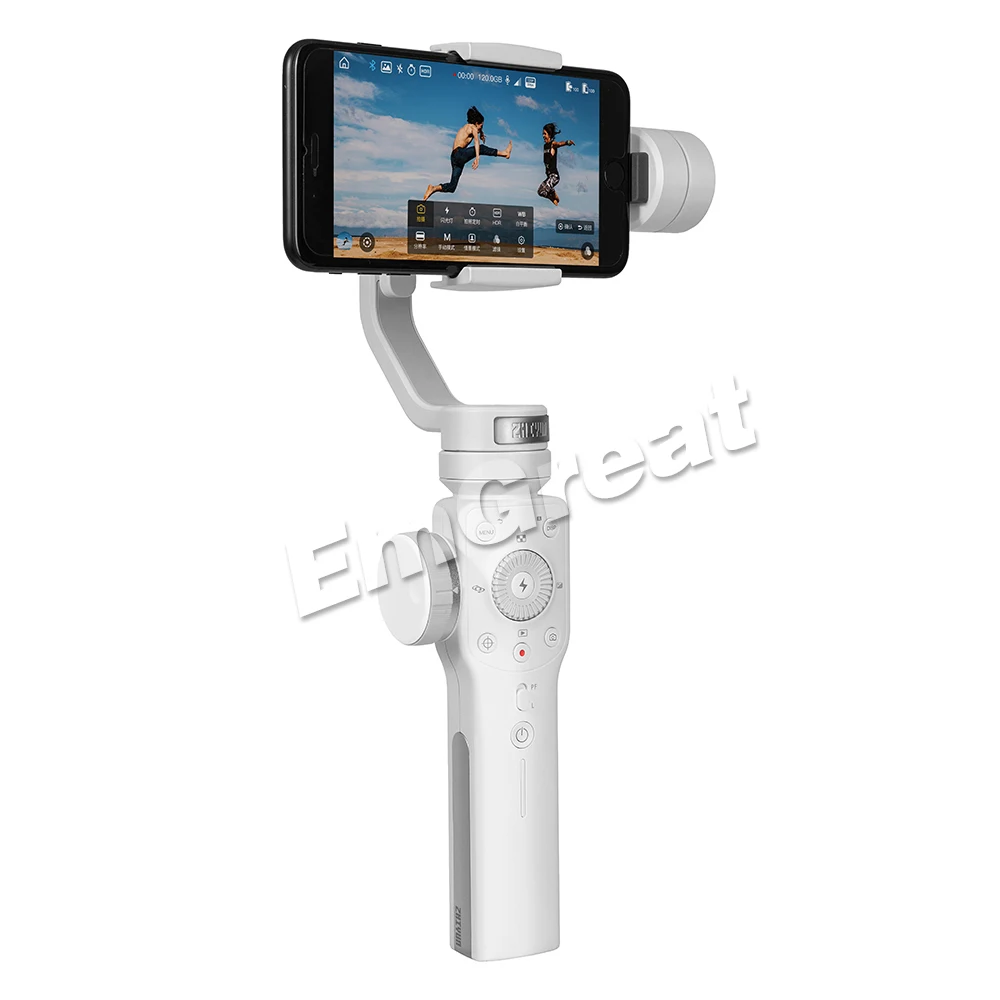 Zhiyun Smooth 4 3-осевой портативный смартфон сотовый телефон видеокамеры Стабилизатор для iPhone X 8 плюс 8 7P 7 samsung S9 S9+ S8 PK гладкая Q DJI Osmo 2