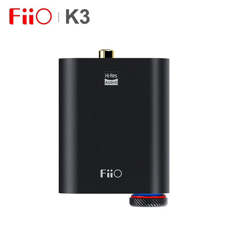 FiiO K3 Mini Portable Headphone Amplifier Desktop AMP USB C DAC AKM AK4452 Support Coaxial Optical Digital Outs PCM384k DSD256