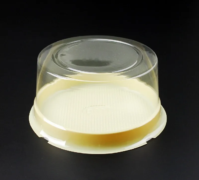 

100 Pcs Cake Container Plastic Clear / Wedding Cake Box Case TL-5040719