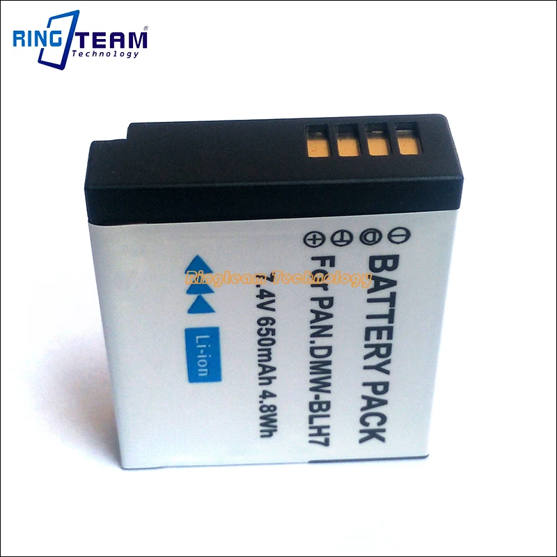 Dmw Blh7 Dmw-Blh7 Li-Ion Battery Pack Per Panasonic Lumix Dmc-Gm1 Gm1 Dmc-Gm5 Gm5 E Dmc-Gf7 Gf7 Fotocamere Digitali