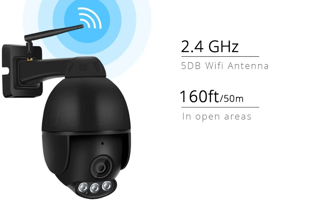 Besder PTZ 5X оптический зум Мини Открытый 1080P Wifi скорость купольная камера IP66 водонепроницаемый двухстороннее аудио 50 м ночное видение беспроводной P2P