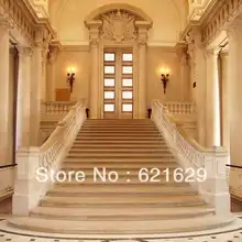 Interior stairs 8’x8′ CP Computer-painted Scenic Photography Background Photo Studio Backdrop ZJZ-507