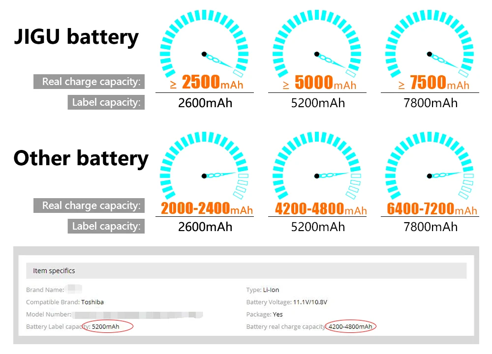 JIGU ноутбука Батарея для A32-K55 X75VB A45V A45D A45N A55A A55D A55N A55V A75A A75D A75V K45D K45N K45V K55A K55D K55N K55V