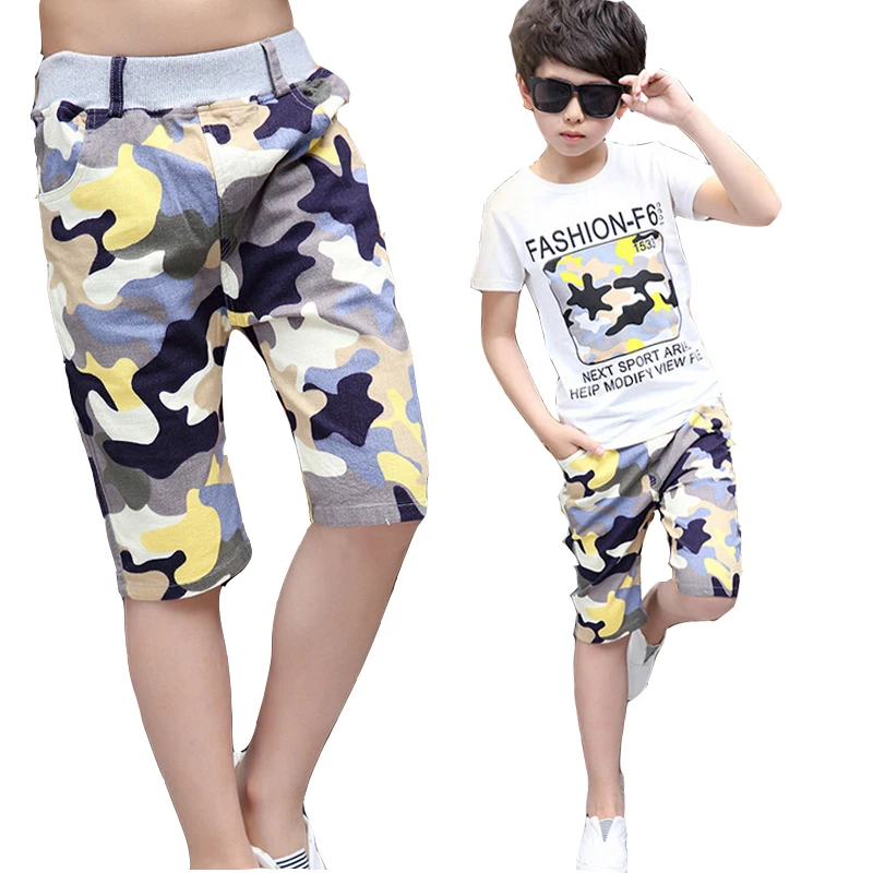 boys camouflage trousers