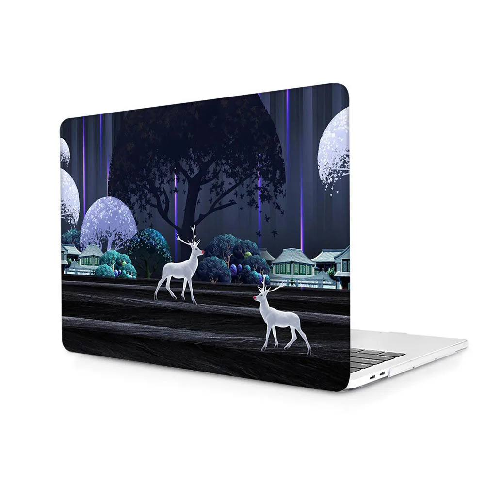 Кристальный чехол для Macbook Air Pro retina 11 12 13 15 Touch Bar сумка ноутбука 2018 A1932 крышка