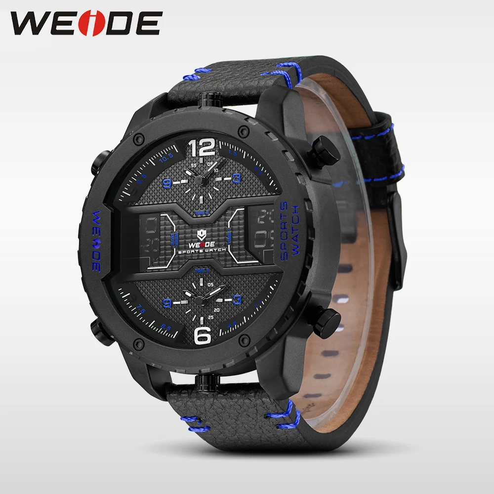 WEIDE оригинальные Роскошные брендовые большие кварцевые часы с циферблатом