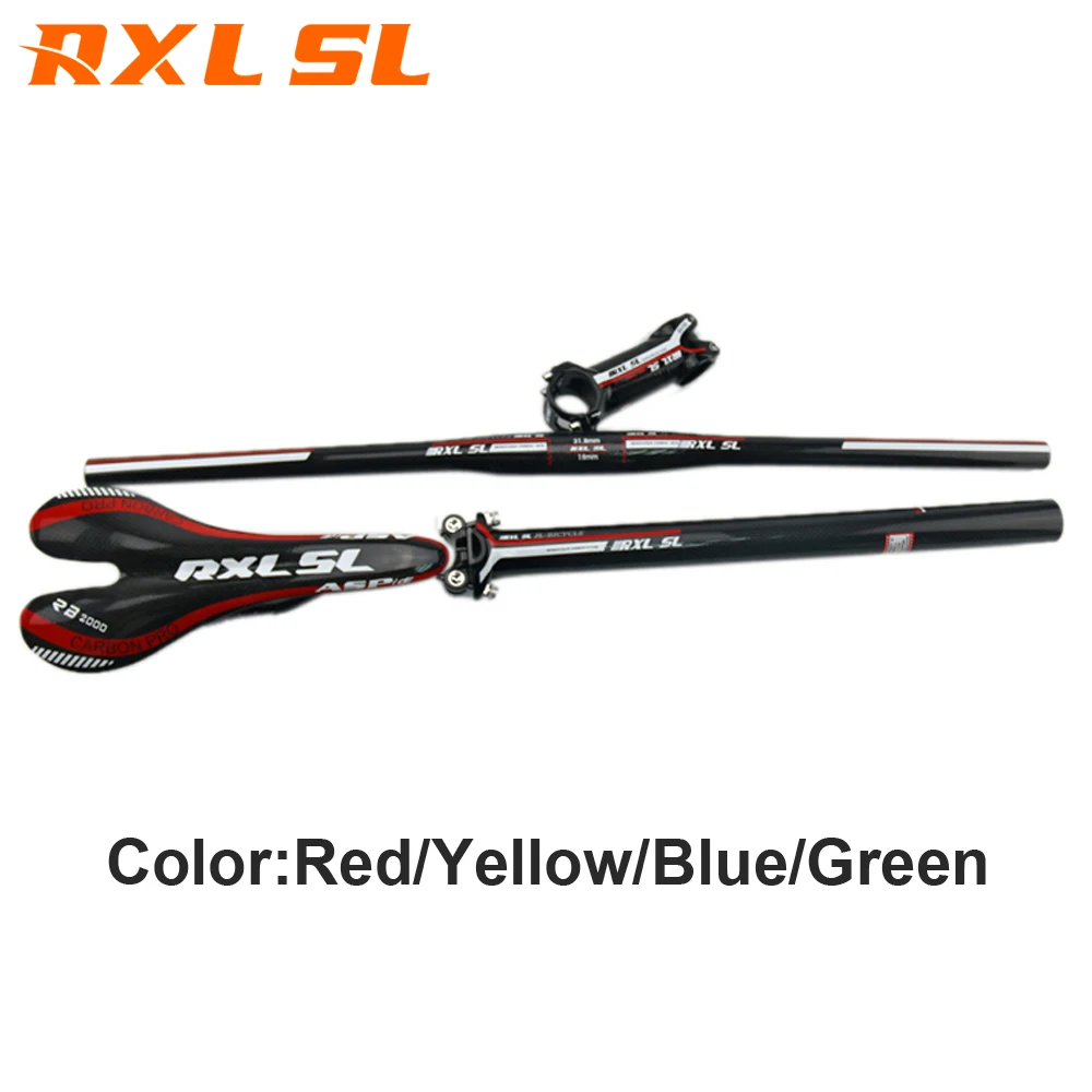 RXL SL руль для велосипеда плоский/подъемный карбоновый Подседельный штырь 31 6 мм MTB
