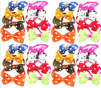 

50pcs/Lot Big sale Fashion Pet Dog Cat Cute Bow Ties Neckties Bowknot Dog Grooming Products PA02