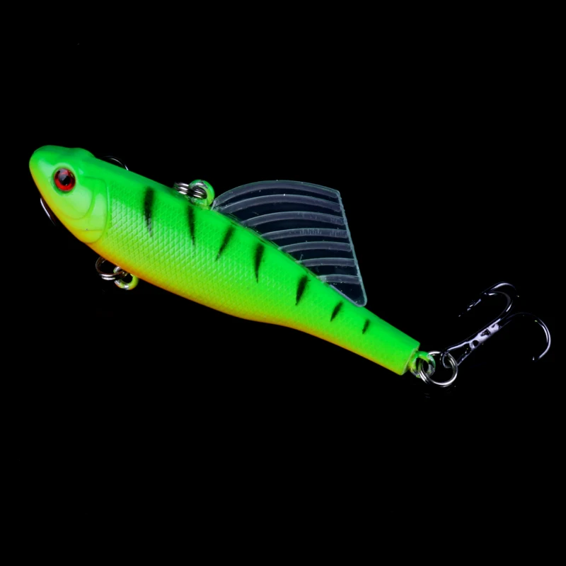  1pc 6.5cm 17g pencil Fishing Lure sinking bait with Fin wing Crankbait Minnow Fishing Tackle Lumino