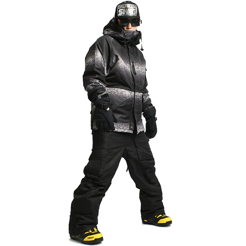 Премиум выпуск "Southplay" Зимний сезон 10000 мм водонепроницаемый лыжный сноуборд согревающий(куртка+ брюки) Наборы