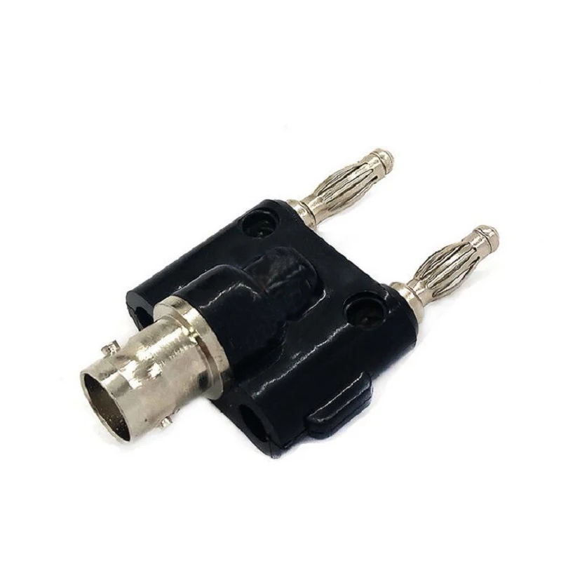 

20Pcs Nickel plated terminals BNC female banana plug male BNC seat turns double row banana head Multi-function adapter plug