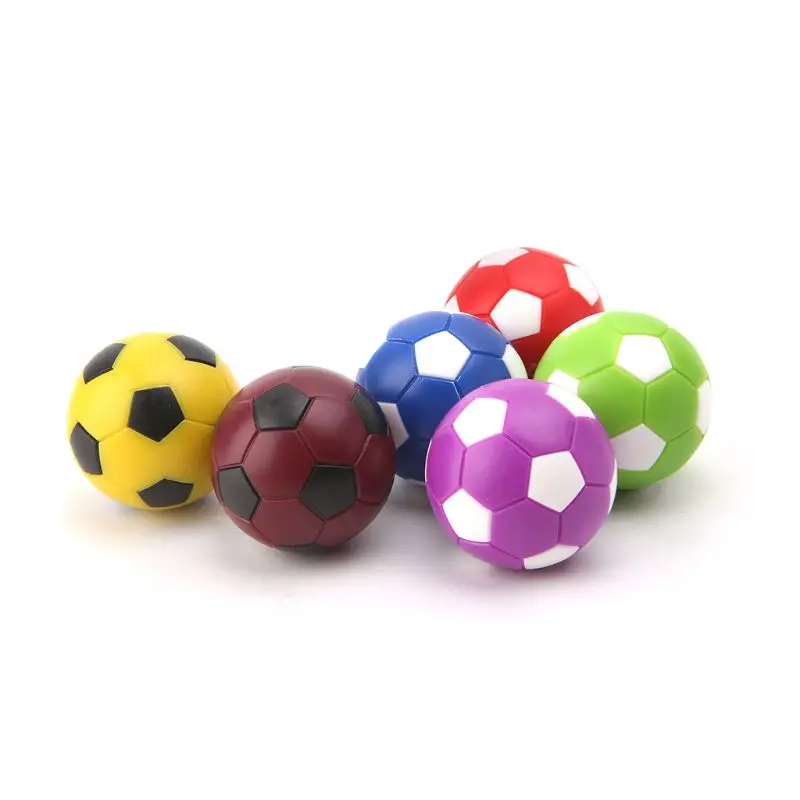 Новый 2 шт 36 мм Мини маленький настольный футбольный мяч Fussball игра в помещении футбольный мяч запчасти случайный цвет