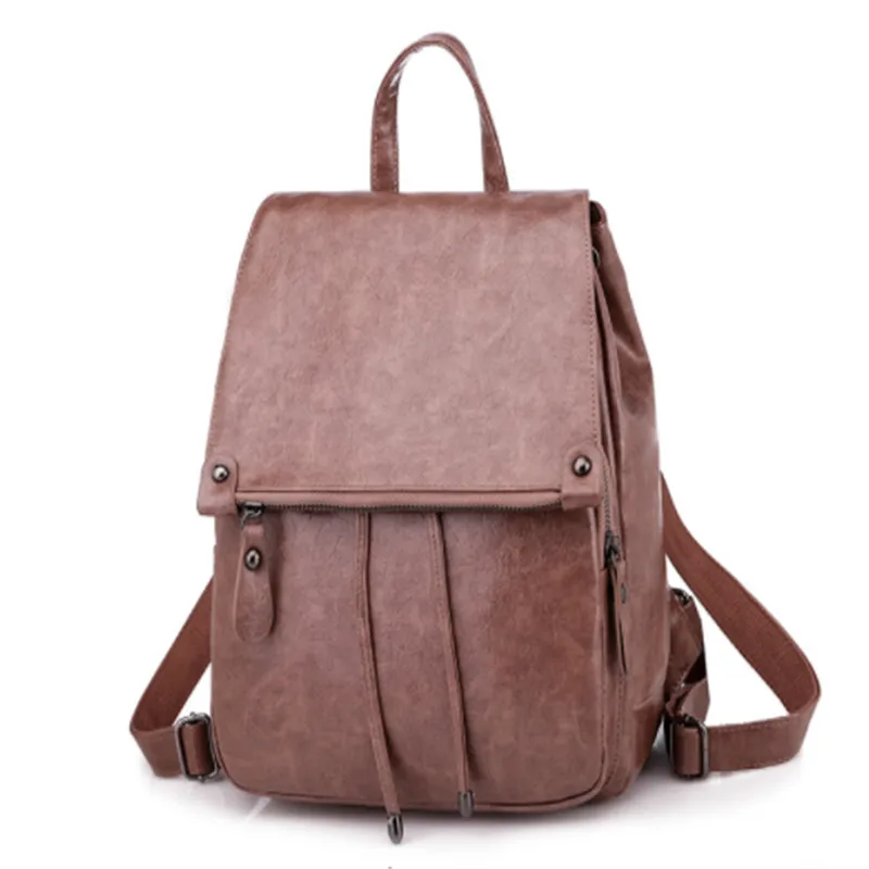 

HOT Brand Women Backpack High Quality PU Leather Backpacks for Teenage Girls Female School Shoulder Bag Bagpack mochila