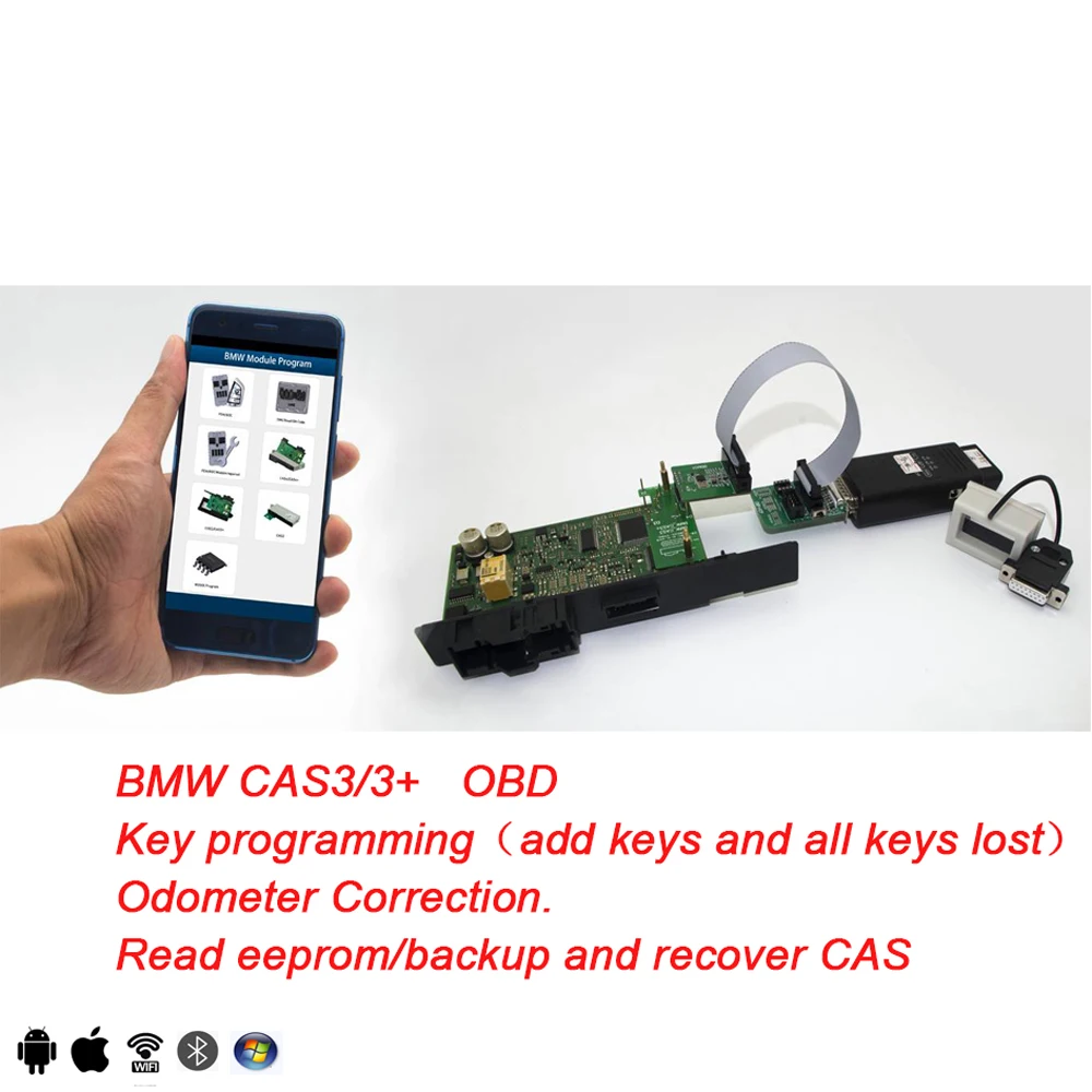 Последние Yanhua Mini ACDP для BMW CAS Key Программирование коррекции одометра и ключа