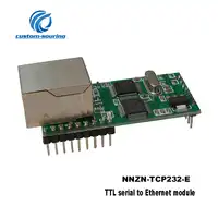 2PC NNZN-TCP232-E TTL serial to Ethernet module 18 network IO serial server module Free shipping