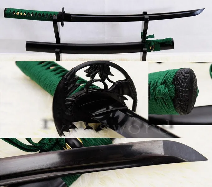 

HAND FORGED BLACK 1060 CARBON STEEL JAPANESE SAMURAI KATANA SWORD