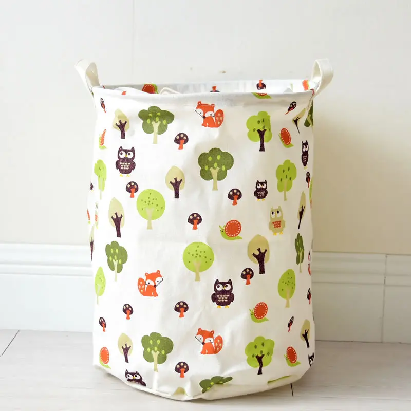 

35*45 cm Folding Waterproof Storage Basket Bag Toy Dirty Laundry Basket Bag Clothes Toys Storage Box Sundries Container