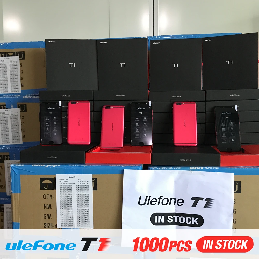 Ulefone T1 Двойная Камера 16MP+5MP Мобильный телефон 5.5 дюймов FHD helio P25 Octa core android 7.0 6 ГБ 64