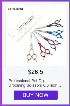 Tesoura de Cabelo do Cão Grooming Scissors Curvo Profissional 6 Polegada 6.5 Pet Tesoura Super Jp440c Lyrebird Classe Superior Novo Cão 5 cabelo do cão 6 Polegada 6.5 Polegada