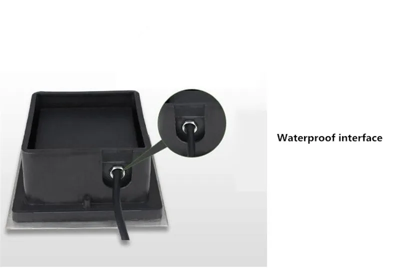 Luzes do Jardim Luzes de Quintal Lâmpadas à Prova Luz de Parede w ao ar Chão Subterrâneo Exterior 12 v 9 w 16 Livre Praça Enterrado d' Água Luz dc 21 12 V 9 W 12 W 16